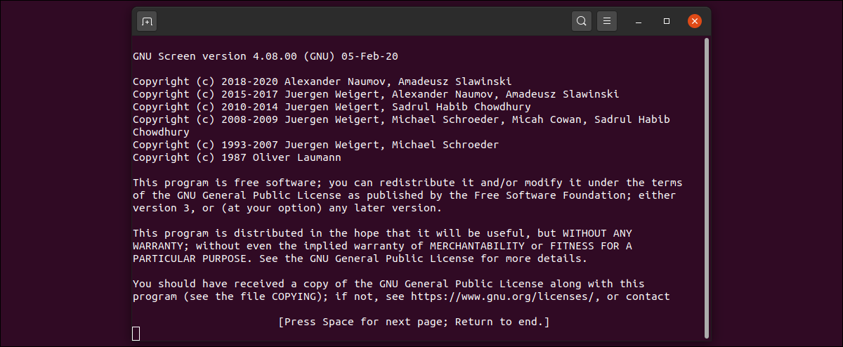 Cómo usar la utilidad GNU Screen en Linux