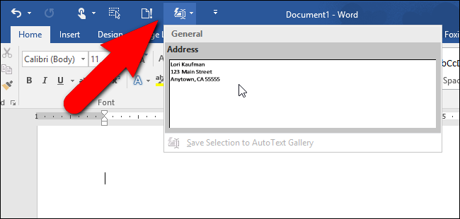 How to quickly insert blocks of text in Microsoft Word with AutoText ...