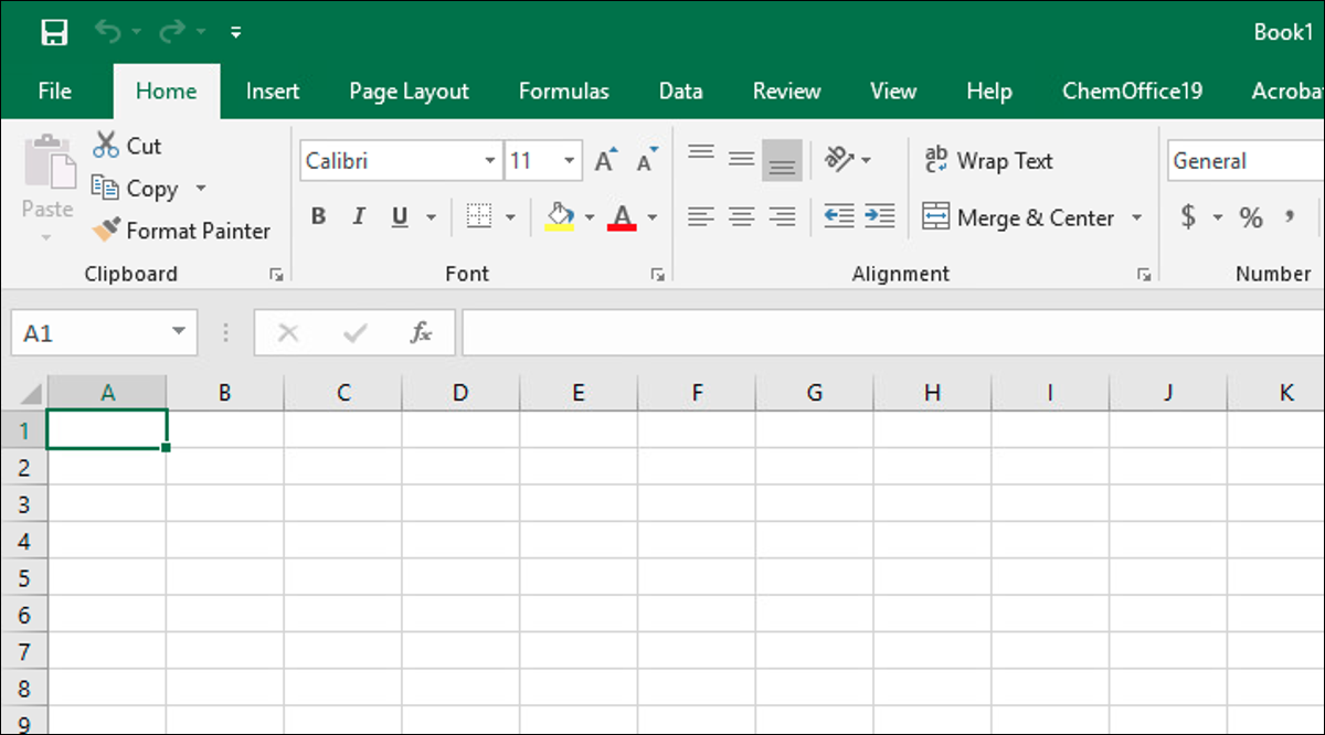 Microsoft Excel para Windows (detalle)