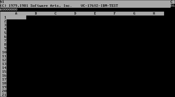 VisiCalc para DOS
