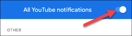 désactiver toutes les notifications