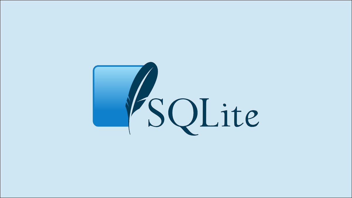 Ilustración que muestra el logotipo de SQLite