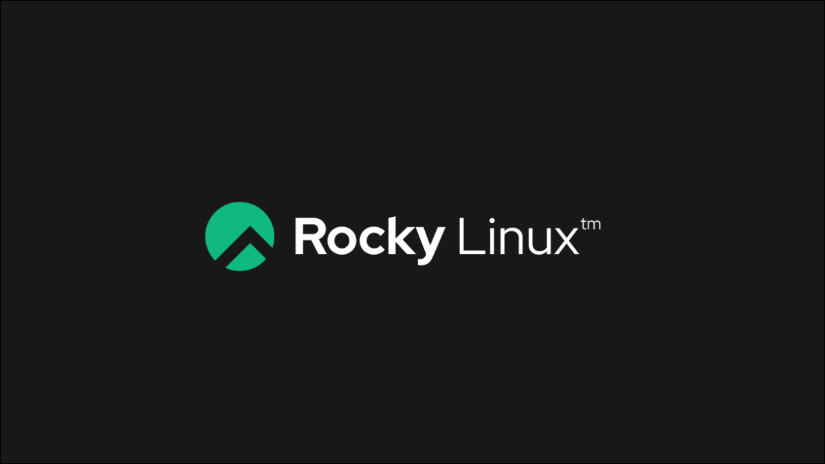 Schermata iniziale di Rocky Linux