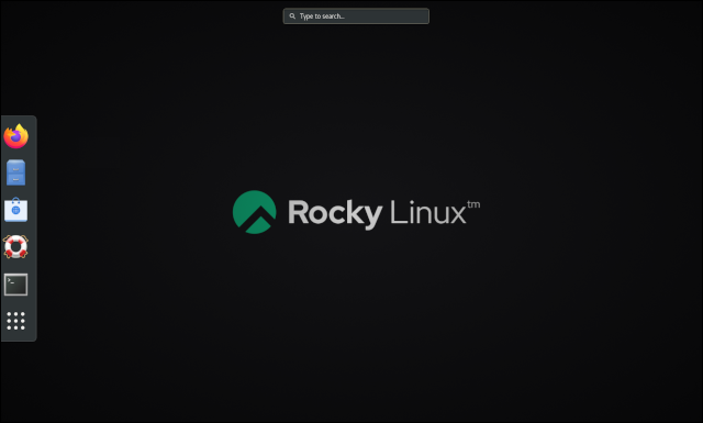 Escritorio Rocky Linux GNOME