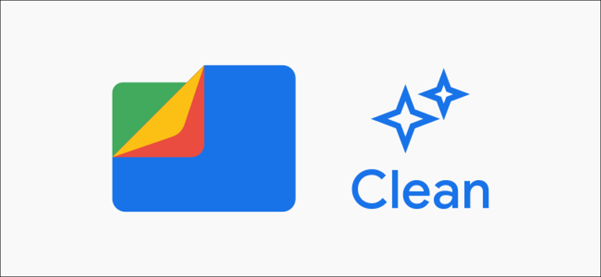 El logotipo "Clean" de Files by Google.