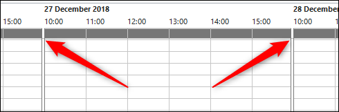 horario cambiado en el calendario de Outlook