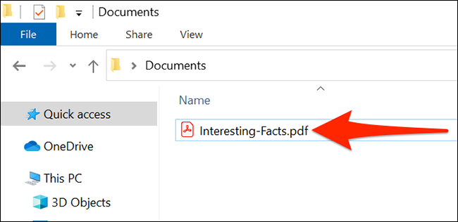 Busque el PDF para convertir a JPG en el Explorador de archivos.