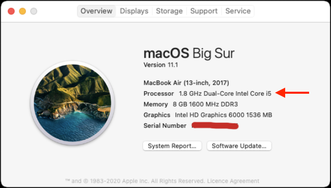 About this Intel Mac