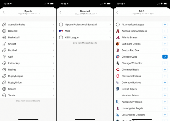 Agregar deportes al calendario de Outlook en dispositivos móviles