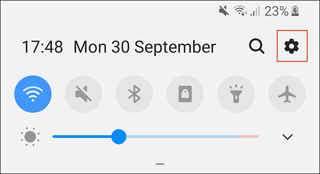 El tono de notificaciones de Android.