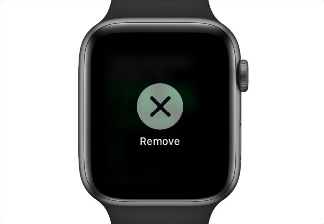 Apple Watch Eliminar stock