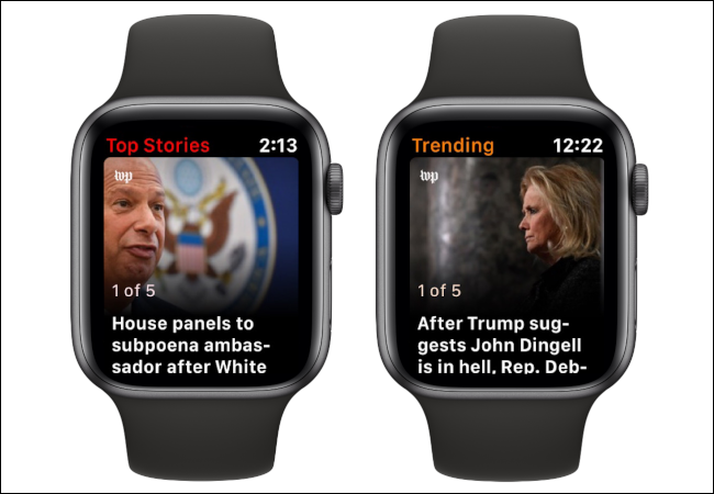 Apple Watch Top Stories Tendenze Notizie