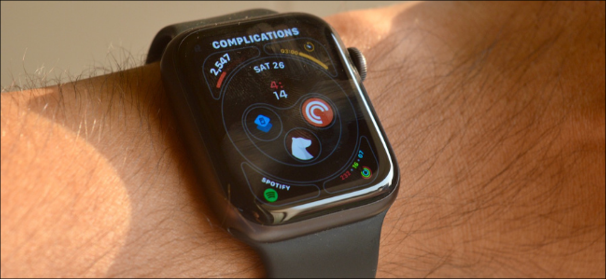 Complicaciones de personalización del usuario de Apple Watch