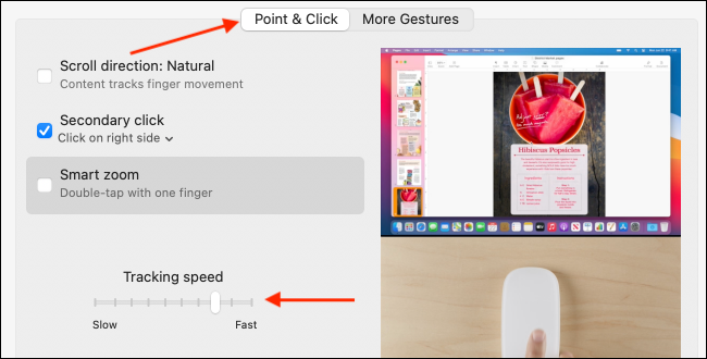 Cambiar la velocidad de seguimiento del mouse en Mac