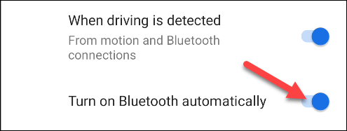 enciende bluetooth automáticamente al conducir