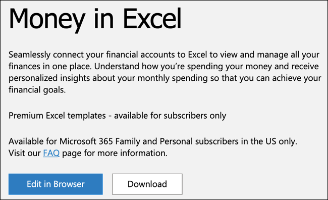 Haga clic en Descargar por dinero en Excel