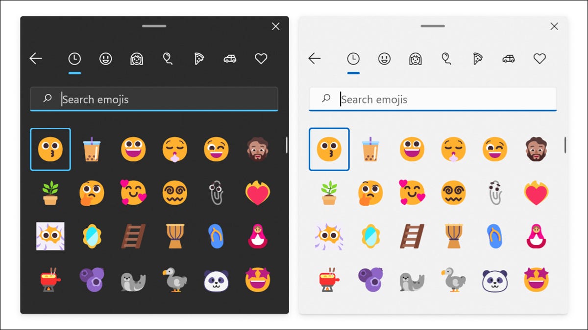 Selector de emojis Windows 11