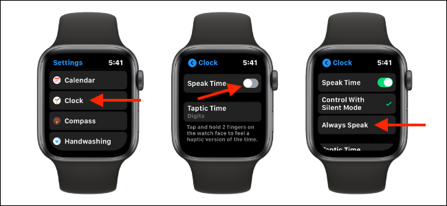 Habilitación de la función de tiempo de conversación en Apple Watch