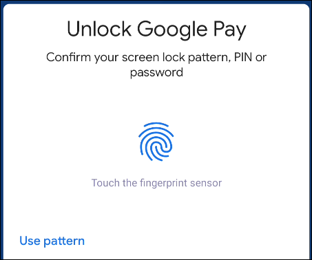 desbloquear Google Pay