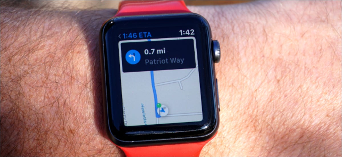 Obtener direcciones de conducción Apple Watch