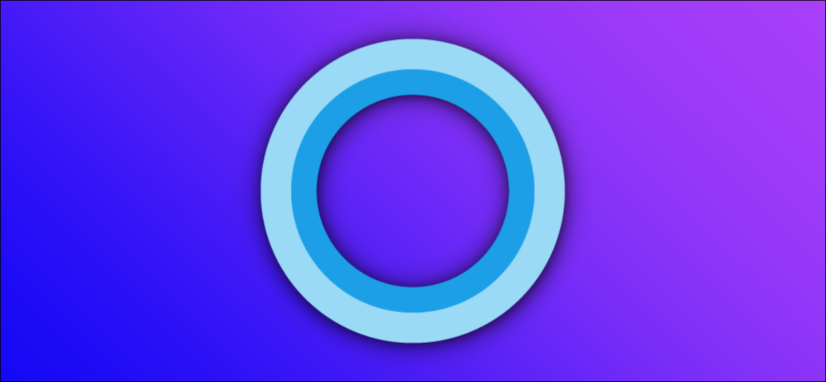 El logotipo de Microsoft Cortana