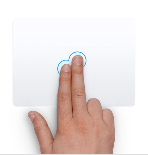 Cómo hacer un clic derecho en el trackpad de MacBook o en el trackpad mágico