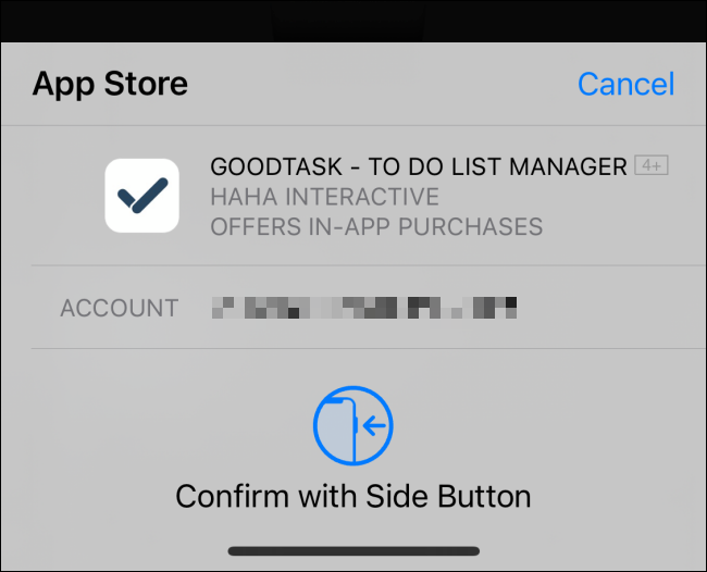 Installa l'applicazione dall'App Store