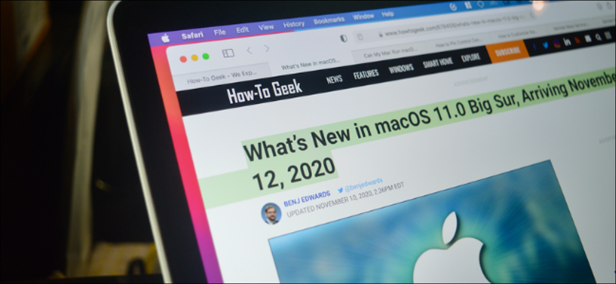 L'utente Mac cambia accento ed evidenzia il colore in macOS Big Sur