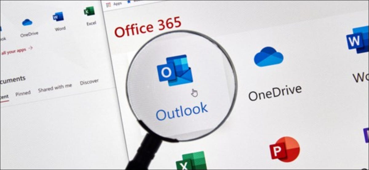 Microsoft Office en una lupa