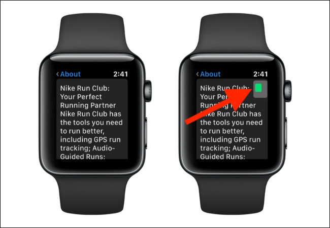 Navigieren Sie im Zoom-Modus auf der Apple Watch