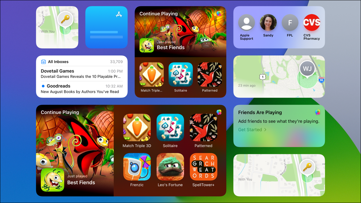 Nuevos widgets en iPadOS 15
