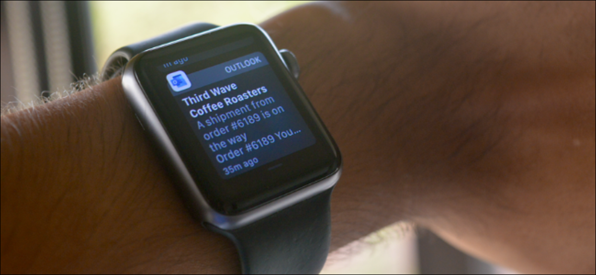 Notificación en Apple Watch