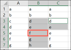 Diferencia de una fila en Excel