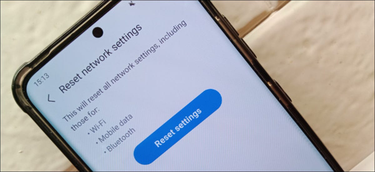 Reset network settings on Android LED