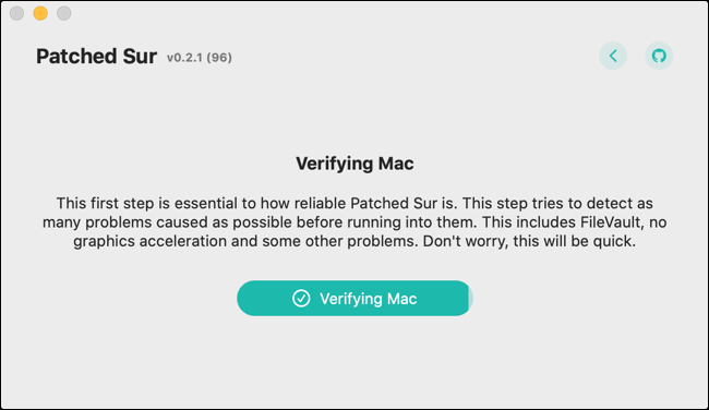 Verificando Mac con Patched Sur