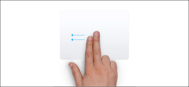 Desliza dos dedos en el trackpad para abrir el Centro de notificaciones en Mac