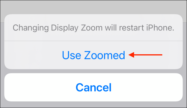 Toque Usar zoom