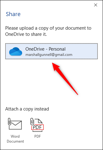Cargar documento en OneDrive