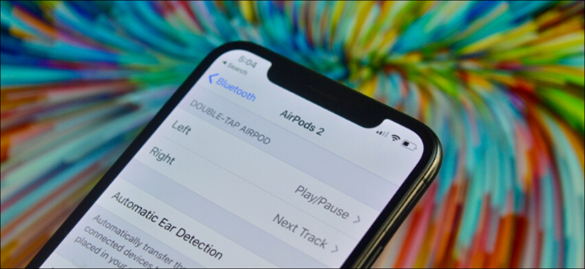 Usa iPhone per personalizzare le impostazioni di AirPods