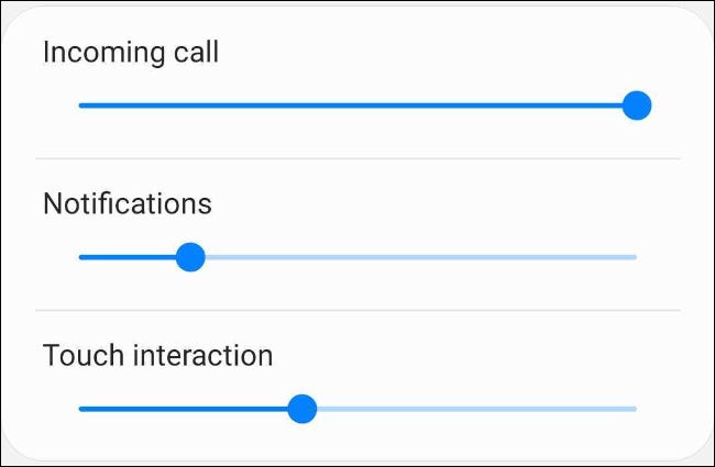 Ajustar la intensidad de la vibración en el teléfono Samsung Android