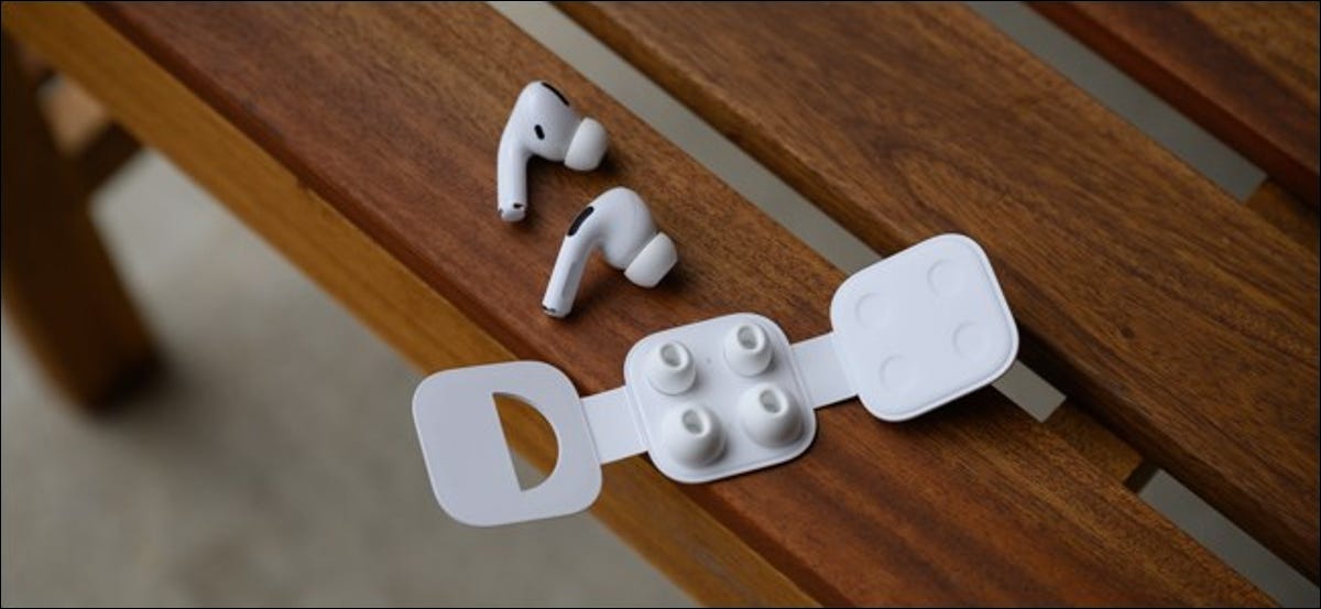 Tamaños de las puntas de los auriculares Apple AirPods Pro