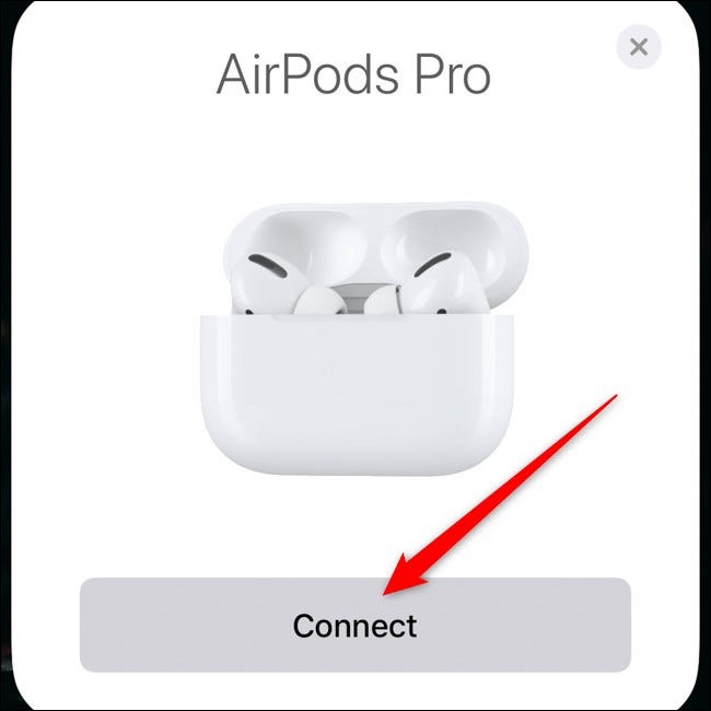 Emparejamiento Apple AirPods Pro con iPhone Tap Connect