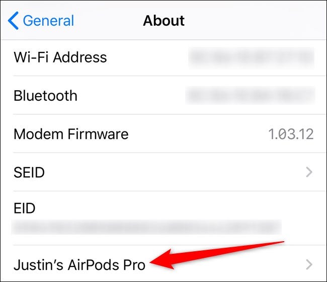 Opción de Apple iPhone Tap AirPods
