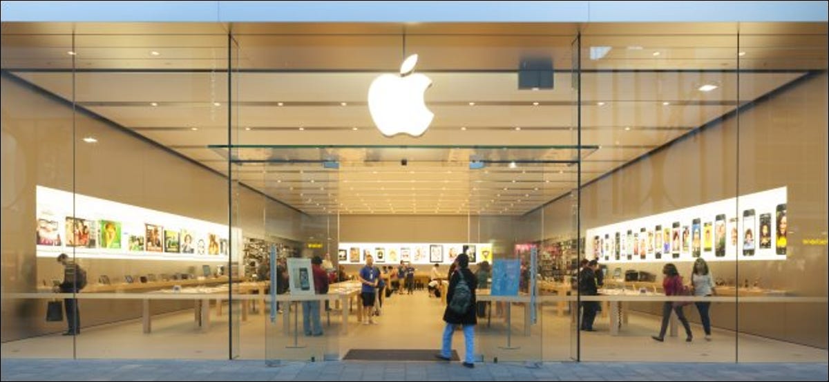 Una Apple Store en Adelaide, Australia.
