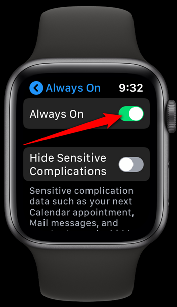 Apple Watch Desactivar Siempre encendido