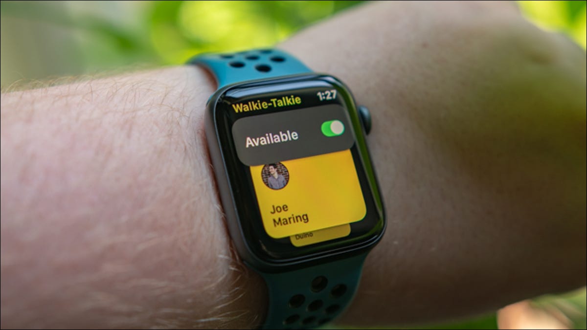 Modo Walkie Talkie del Apple Watch