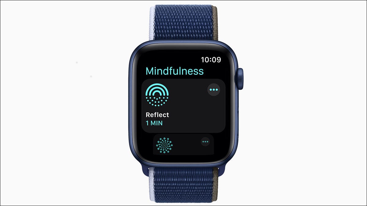 Aplicación Apple Watch Mindfulness (watchOS 8)
