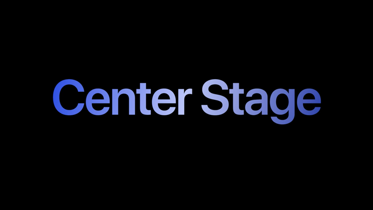 Logotipo de Apple Center Stage