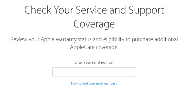 Verifique la cobertura de Apple a través de la web