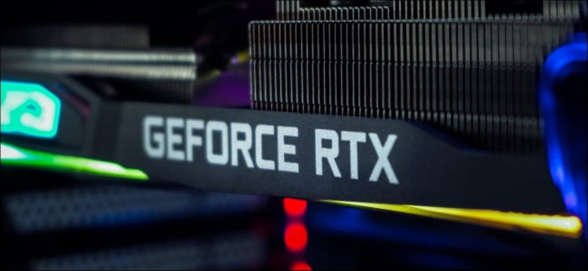 Una GPU NVIDIA GeForce RTX.